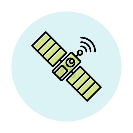 Illustration for Satellite icon, vector illustration - Royalty Free Image