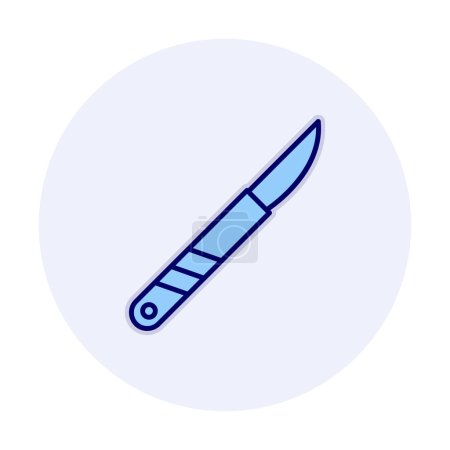 Photo for Surgical knife. web icon simple illustration - Royalty Free Image