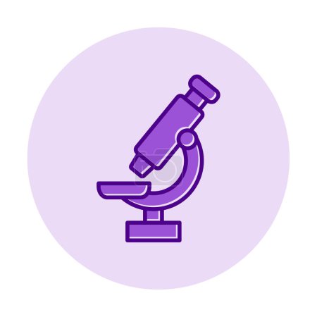 Illustration for Microscope. web icon simple illustration - Royalty Free Image