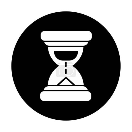 Ilustración de Reloj de arena, icono de reloj de arena, vector de ilustración - Imagen libre de derechos