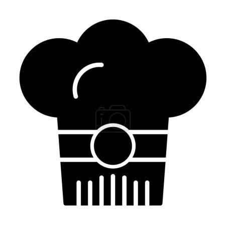 Illustration for Chef Hat. web icon simple illustration - Royalty Free Image