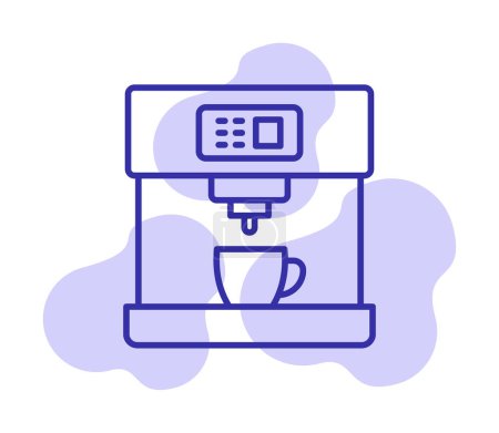 Photo for Coffee Machine icon, vector illustration - Royalty Free Image