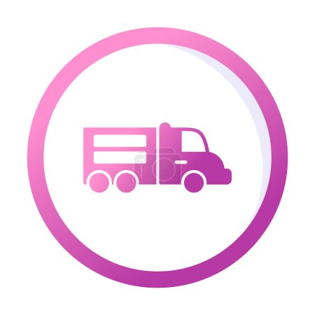 Ilustración de Vector de icono de camión para su diseño web y aplicación móvil, concepto de logotipo del camión de entrega - Imagen libre de derechos