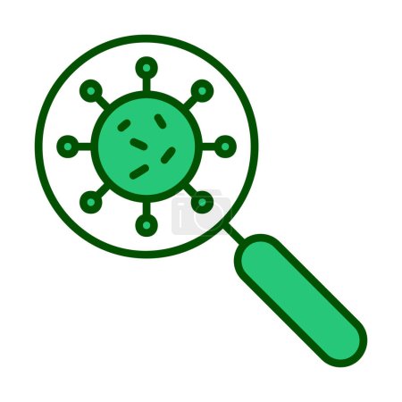 Ilustración de Búsqueda de virus Vector illustration - Imagen libre de derechos