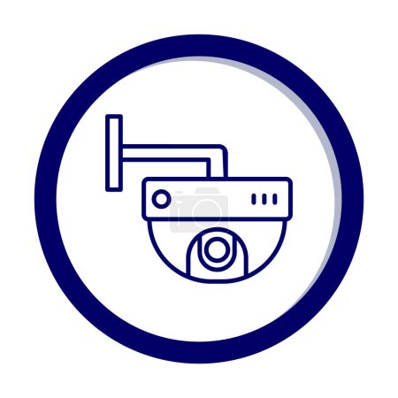 Illustration for Surveillance. web icon simple illustration - Royalty Free Image