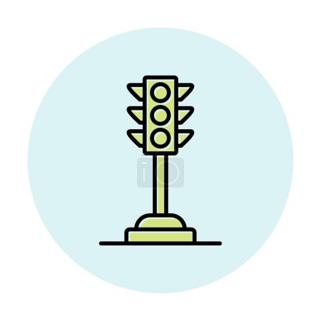 Ilustración de Semáforo icono web ilustración - Imagen libre de derechos