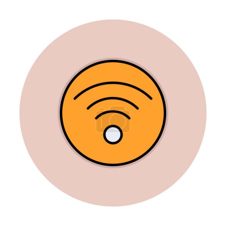 Illustration for Wifi icon, vector illustration simple design - Royalty Free Image