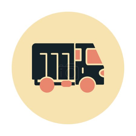 Illustration for Truck icon vector for your web and mobile app design, cargo truck logo concept - Royalty Free Image