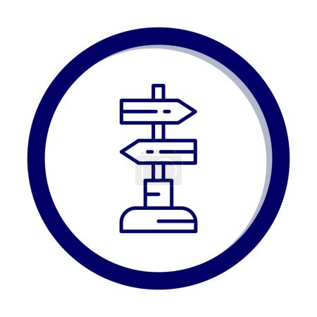 Ilustración de Icono de señal ilustración de vector simple - Imagen libre de derechos