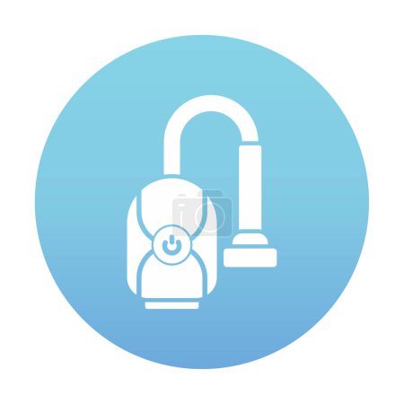 Illustration for Vacuum cleaner web icon simple illustration - Royalty Free Image