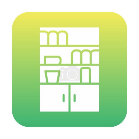 Illustration for Cupboard icon, vector illustration simple design - Royalty Free Image