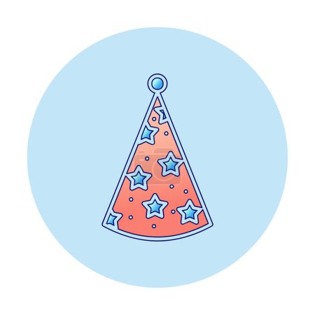 Illustration for Simple Party Hat icon, vector illustration - Royalty Free Image