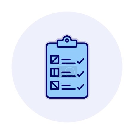 Illustration for Checklist vector icon modern simple vector illustration - Royalty Free Image