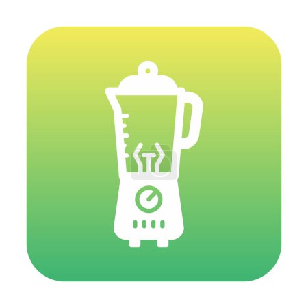 Illustration for Colorful icon of blender for bakery, cooking, vector illustration - Royalty Free Image
