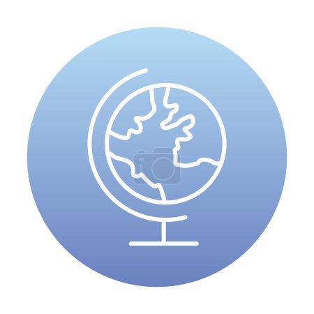 Ilustración de Vector icono globo aislado sobre fondo blanco para su diseño web y aplicación móvil - Imagen libre de derechos