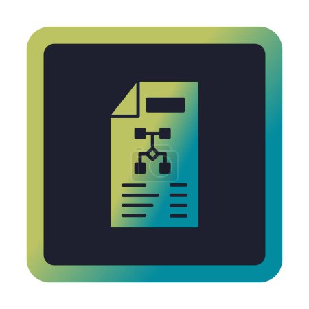 Illustration for Work File vector icon. Can be used for printing, mobile and web applications. - Royalty Free Image
