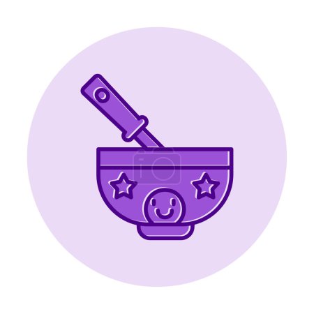 Ilustración de Ilustración vectorial del icono de alimentos para bebés - Imagen libre de derechos
