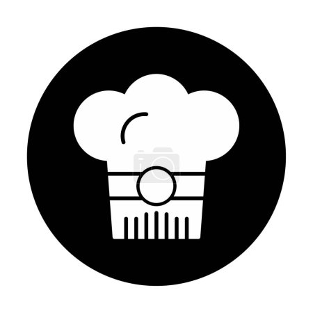 Téléchargez les illustrations : Chef Hat. web icon simple illustration - en licence libre de droit
