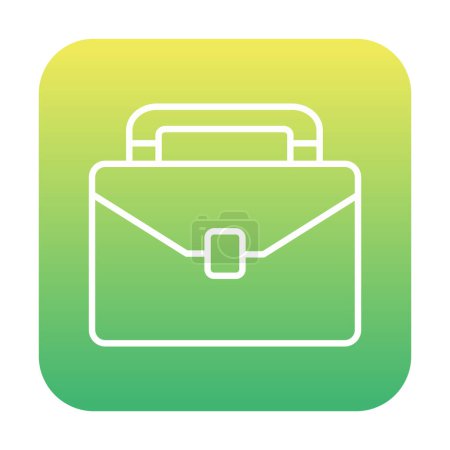 Illustration for Briefcase web simple icon illustration - Royalty Free Image