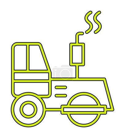 Illustration for Road roller icon, modern vector illustration design - Royalty Free Image