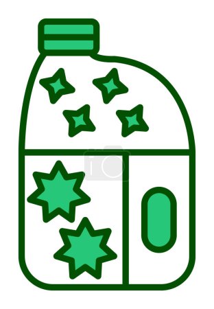 Ilustración de Vector ilustración de botella icono plano - Imagen libre de derechos