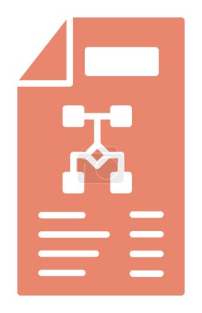 Illustration for Work File vector icon. Can be used for printing, mobile and web applications. - Royalty Free Image