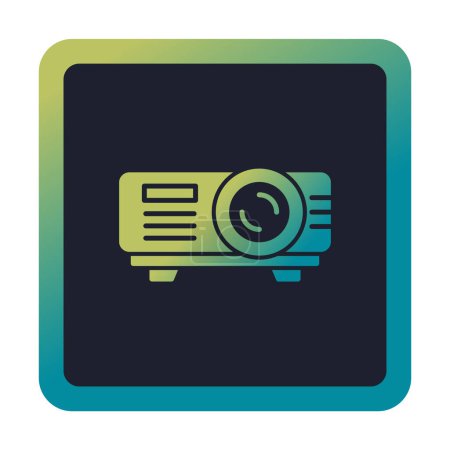 Illustration for Projector icon vector illustration design - Royalty Free Image