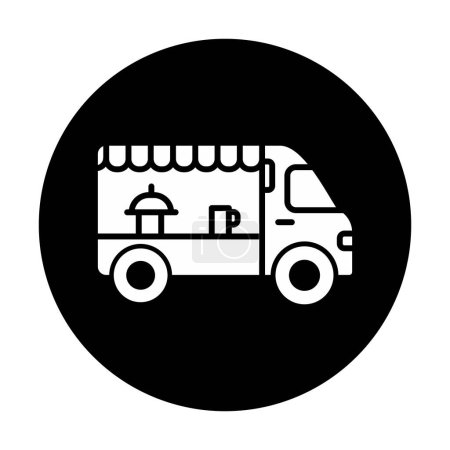 Illustration for Food Truck vector illustration on white background - Royalty Free Image