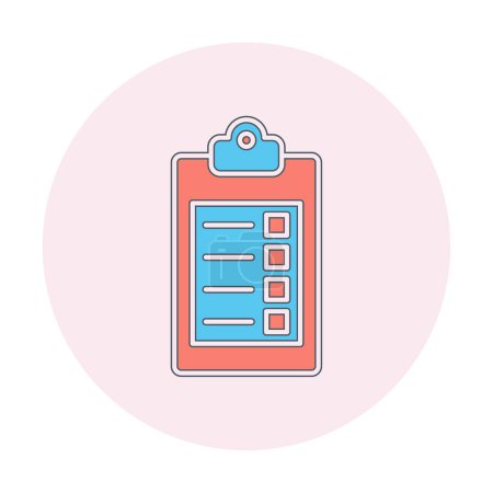 Illustration for Clipboard icon, vector illustration simple design - Royalty Free Image