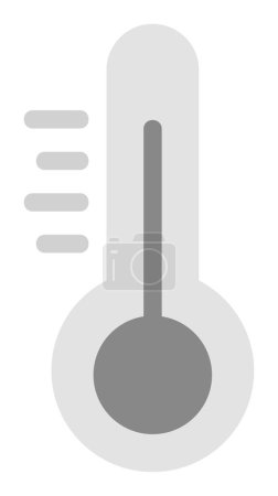 Téléchargez les illustrations : Illustration vectorielle de l'icône du thermomètre moderne - en licence libre de droit