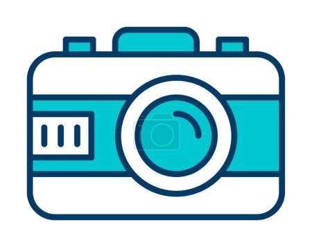Téléchargez les illustrations : Icône web caméra, illustration vectorielle - en licence libre de droit