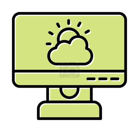 Weather News icon, vector illustration 