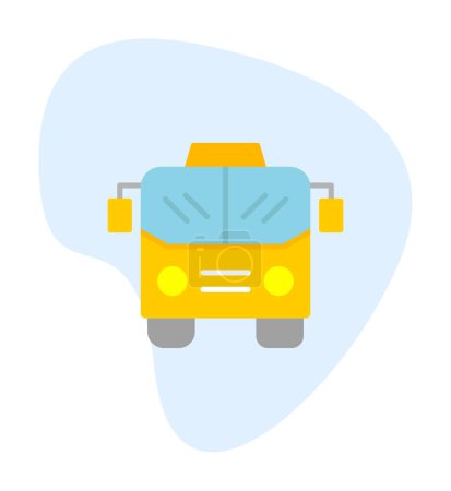 Photo for Bus icon, vector illustration - Royalty Free Image