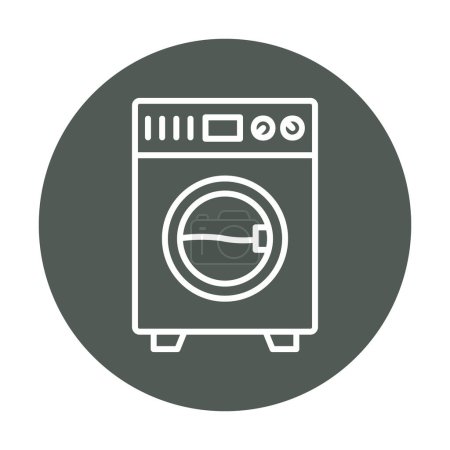 Ilustración de Icono de la lavadora. ilustración simple - Imagen libre de derechos