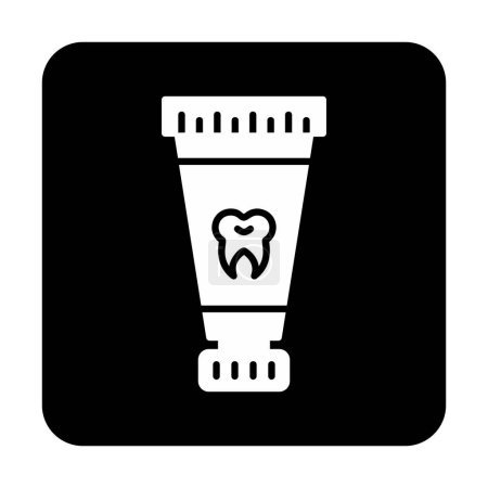 Ilustración de Simple icono de pasta de dientes, ilustración de vectores - Imagen libre de derechos