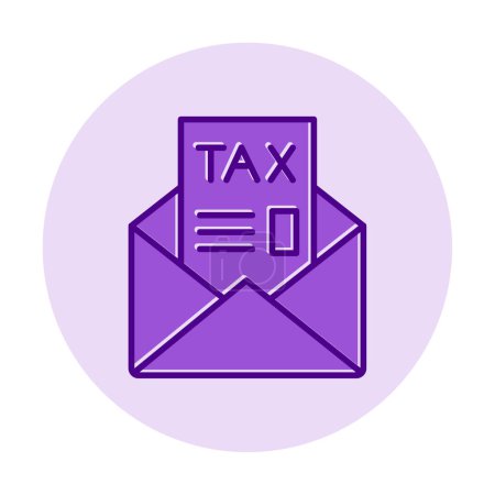 Téléchargez les illustrations : Icône de la taxe postale, illustration vectorielle - en licence libre de droit