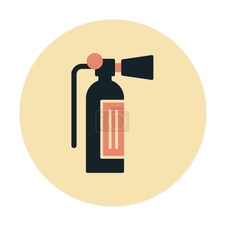 Illustration for Fire extinguisher. web icon simple illustration - Royalty Free Image