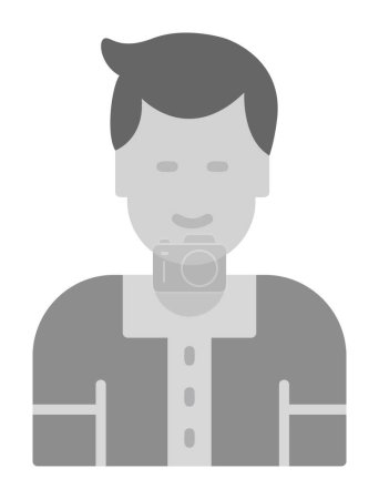 Illustration for Avatar man icon, vector illustration - Royalty Free Image