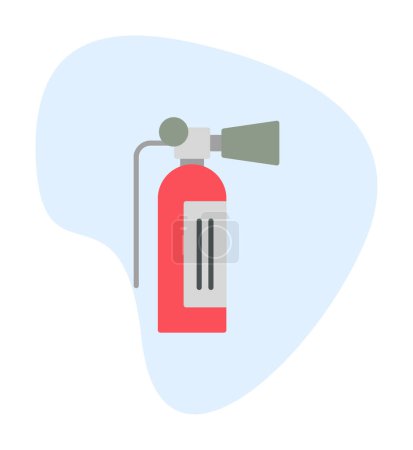 Illustration for Fire extinguisher. web icon  illustration - Royalty Free Image