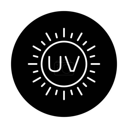 sun. web icon simple illustration. Ultraviolet                               