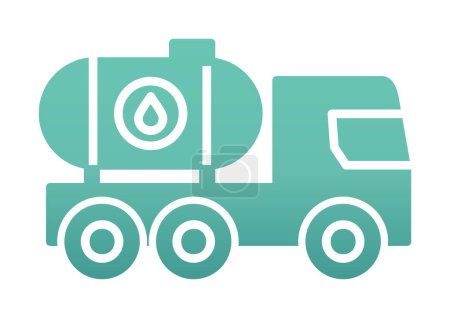 Ilustración de Icono del tanque de aceite vector ilustración - Imagen libre de derechos