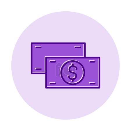 Ilustración de Dinero en efectivo icono de dinero, vector de ilustración - Imagen libre de derechos
