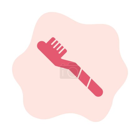 Illustration for Toothbrush  isolated icon element vector illustration - Royalty Free Image