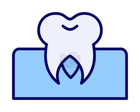 Illustration for Molar teeth icon, vector illustration - Royalty Free Image