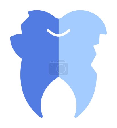 Illustration for Broken tooth icon vector illustration - Royalty Free Image