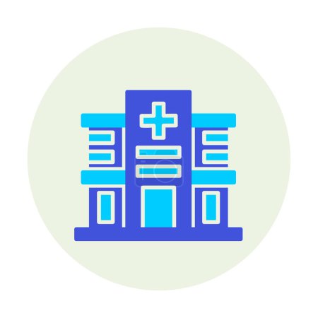 Photo for Hospital icon, vector illustration - Royalty Free Image