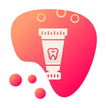Illustration for Simple Toothpaste icon, vector illustration - Royalty Free Image