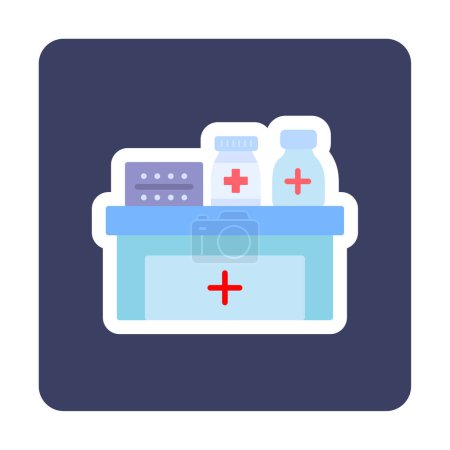 Ilustración de Medicamentos de farmacia icono de diseño, ilustración de vectores - Imagen libre de derechos