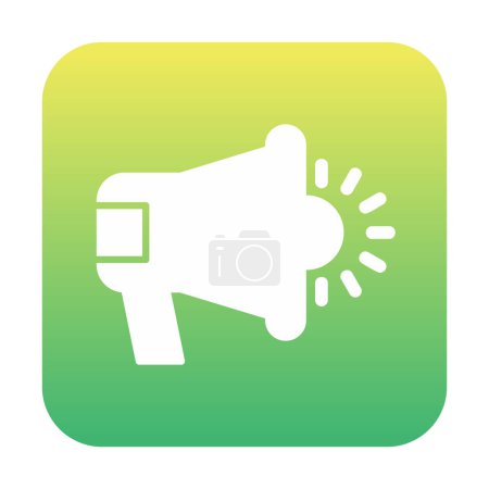 Téléchargez les illustrations : Mégaphone icône vecteur isolé sur fond blanc pour votre conception web et mobile, concept de logo mégaphone - en licence libre de droit