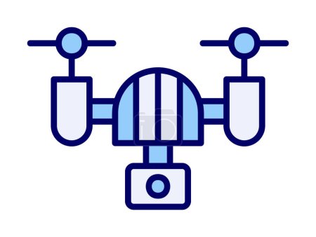 Photo for Drone icon, vector illustration - Royalty Free Image